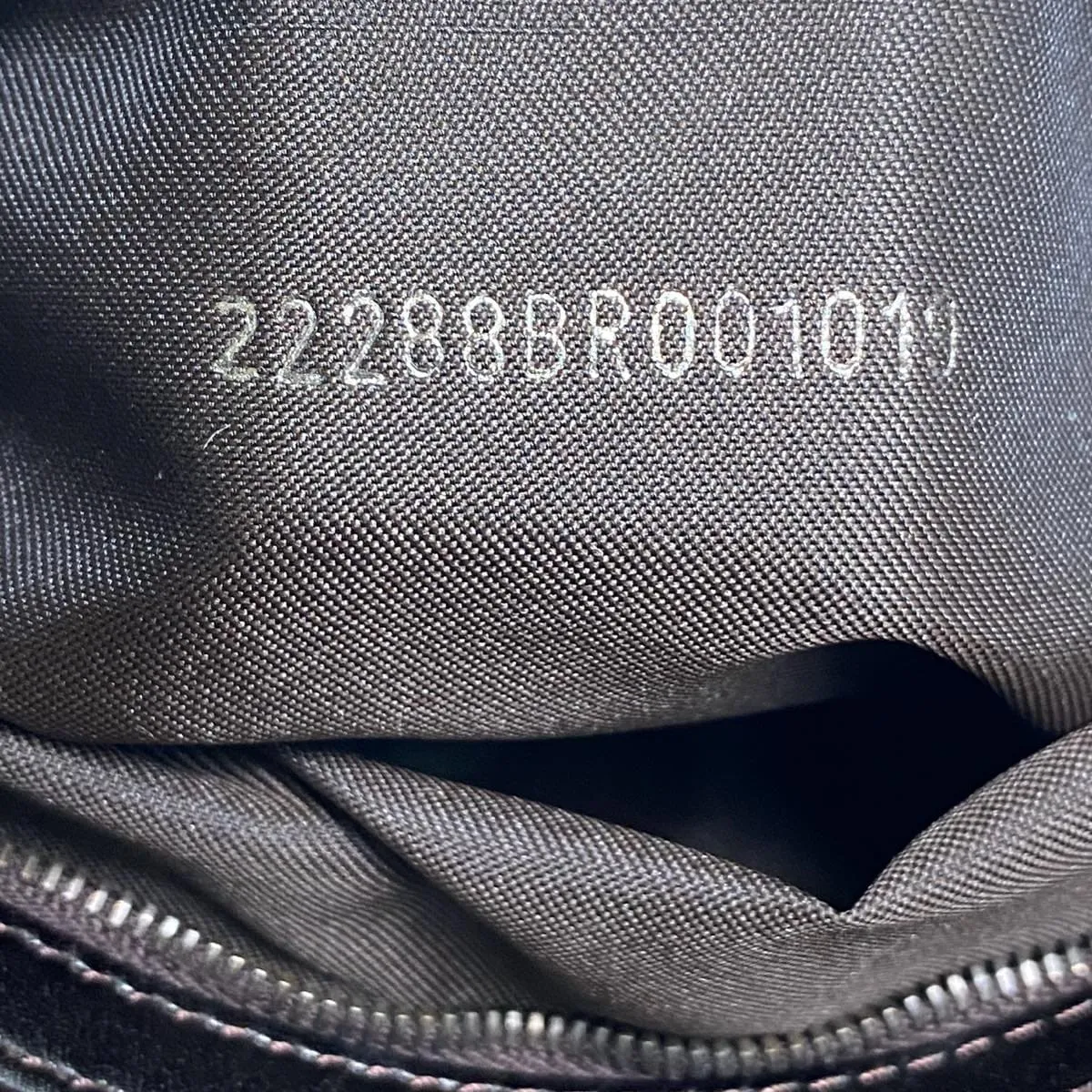 Fendi Zucchino Canvas Mamma Baguette Shoulder Bag