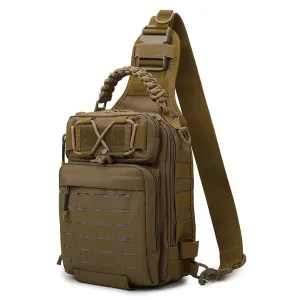 Fishing Sling Bag Fishing Tackle Storage Bag Tool Bag Oxford Cloth for Outdoor Fishing Hiking Hunting Camping