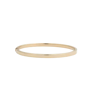 Flat Hinge Bangle 14K