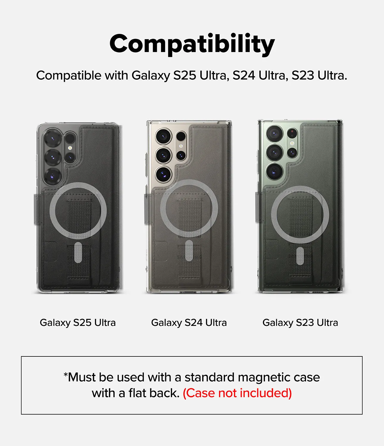 Galaxy S25 Ultra Case | Folio Grip Wallet Magnetic