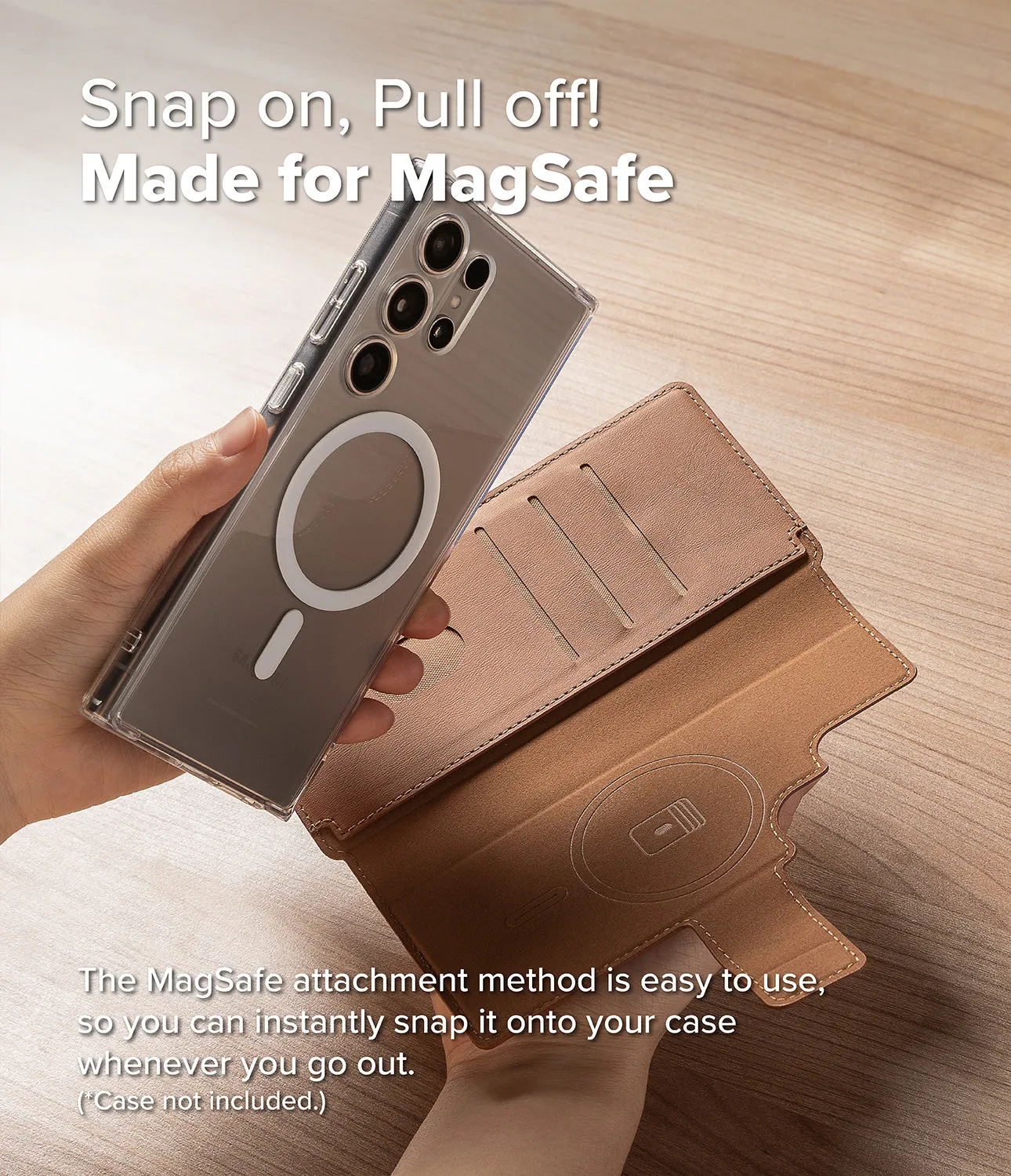 Galaxy S25 Ultra Case | Folio Grip Wallet Magnetic