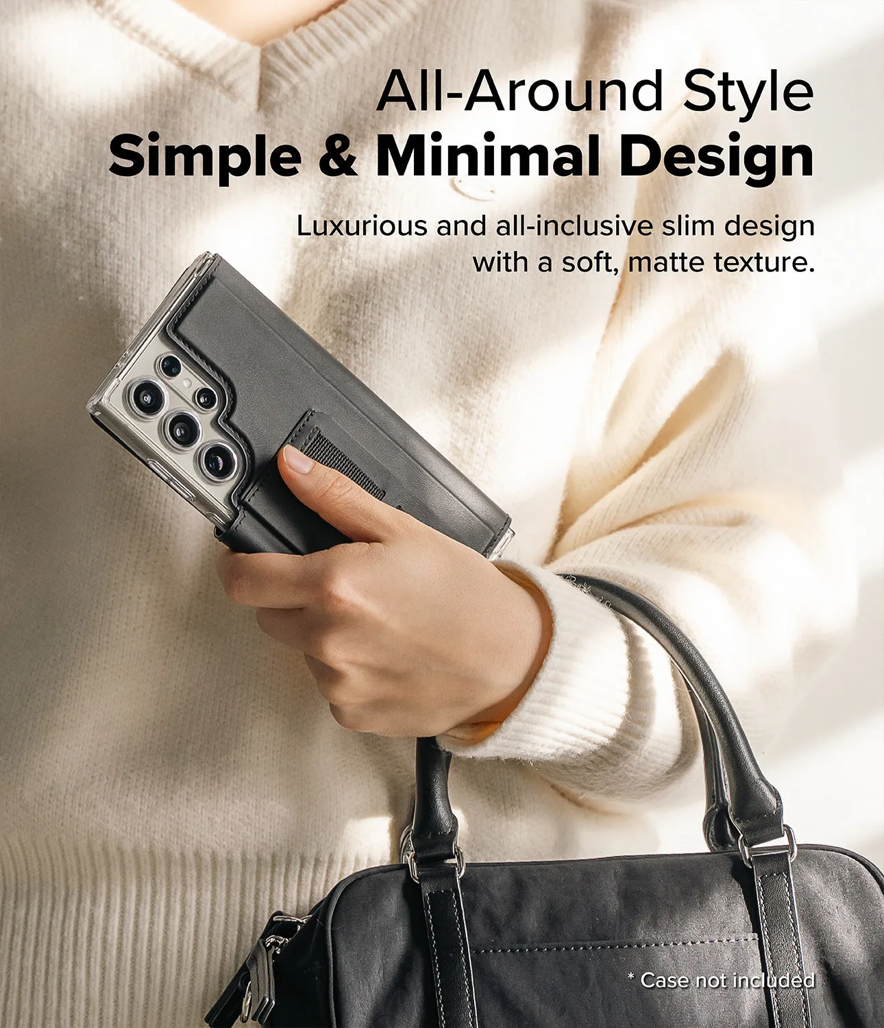 Galaxy S25 Ultra Case | Folio Grip Wallet Magnetic
