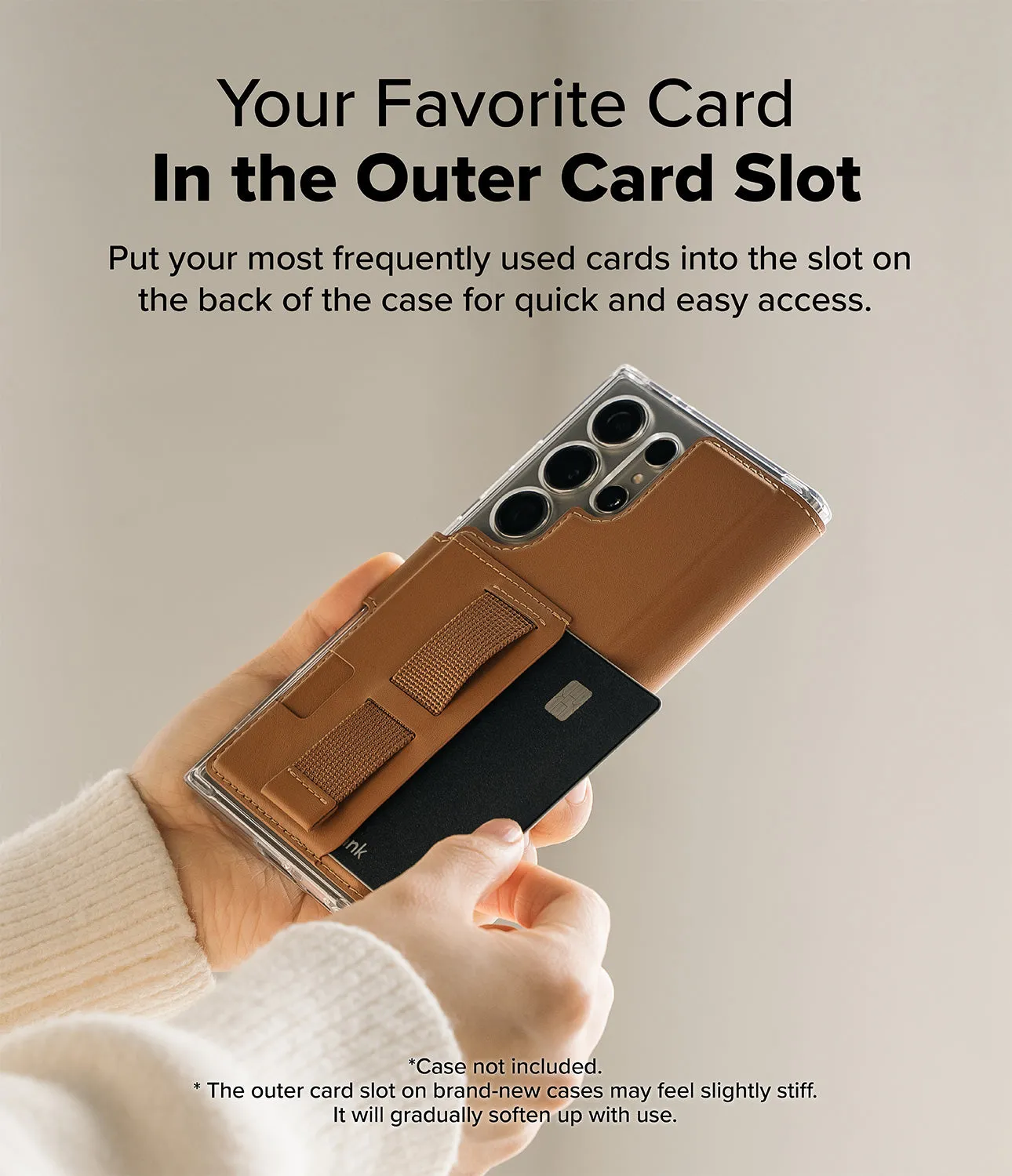 Galaxy S25 Ultra Case | Folio Grip Wallet Magnetic