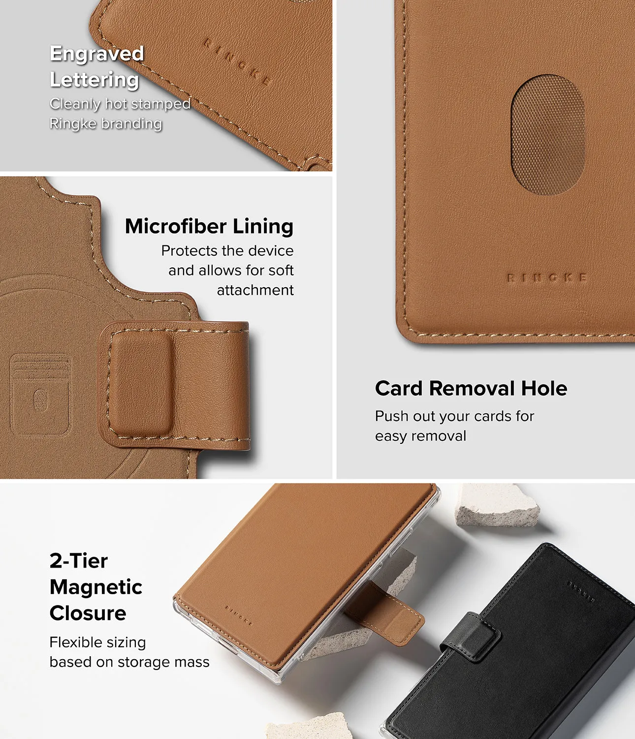 Galaxy S25 Ultra Case | Folio Grip Wallet Magnetic