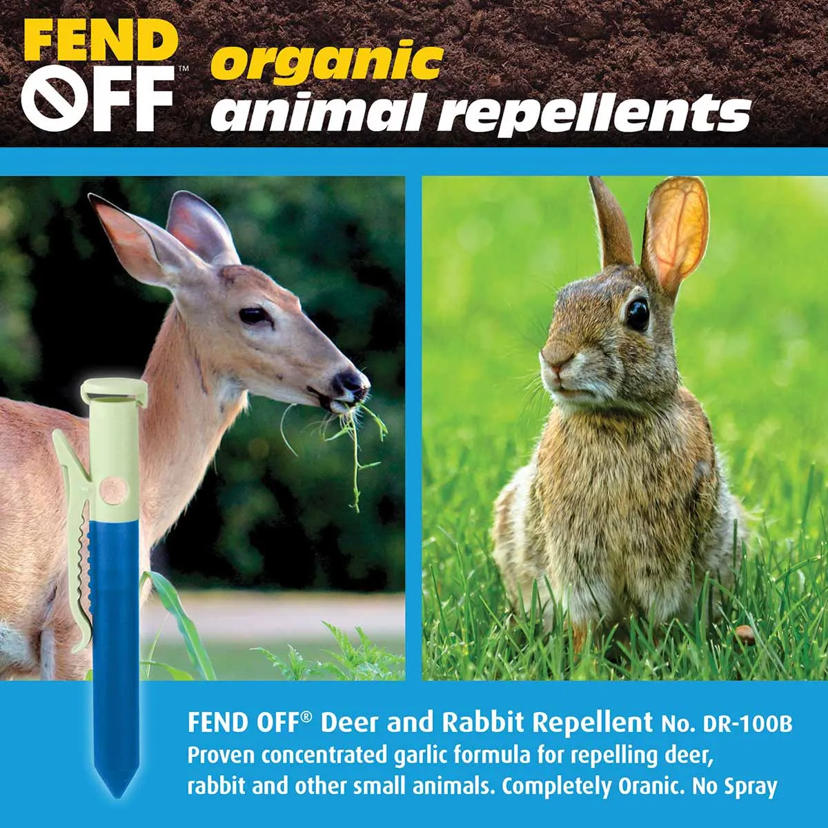 Garlic Clip Repellant with Odor Release, Pk 100