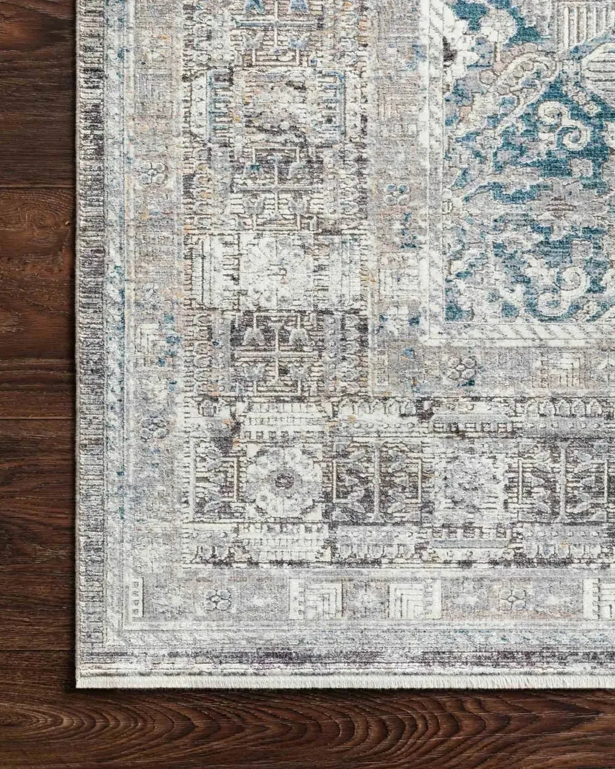 Gemma GEM-05 Silver/Blue Rug