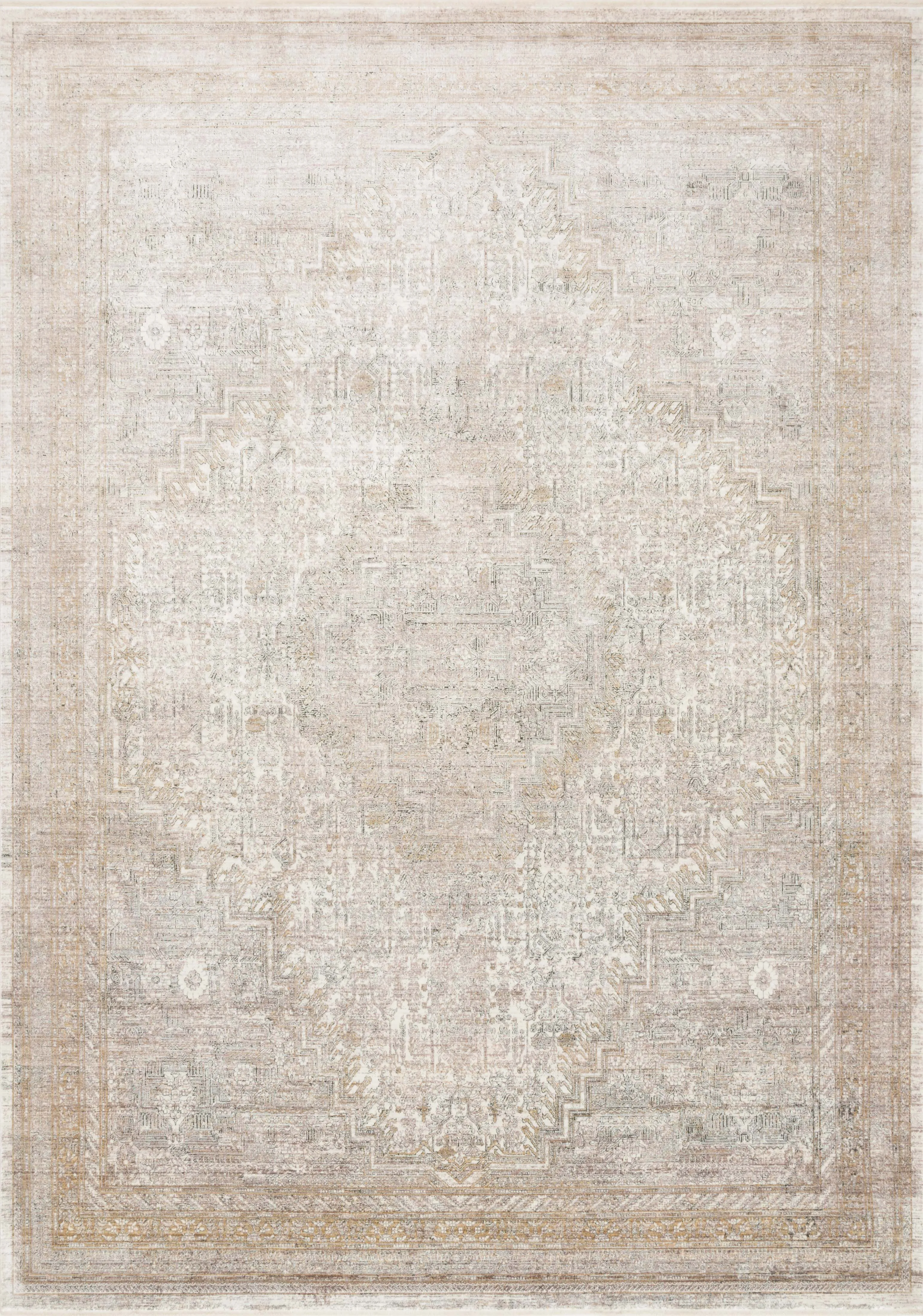 Gemma Rug in Sand & Ivory