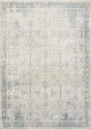 Gemma Rug in Sky & Ivory
