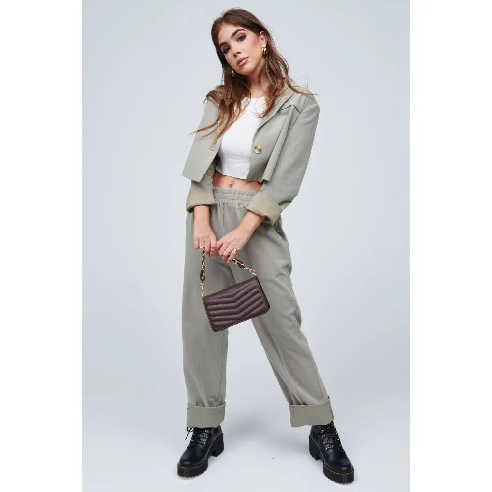 Genny - Chevron Stitch Crossbody