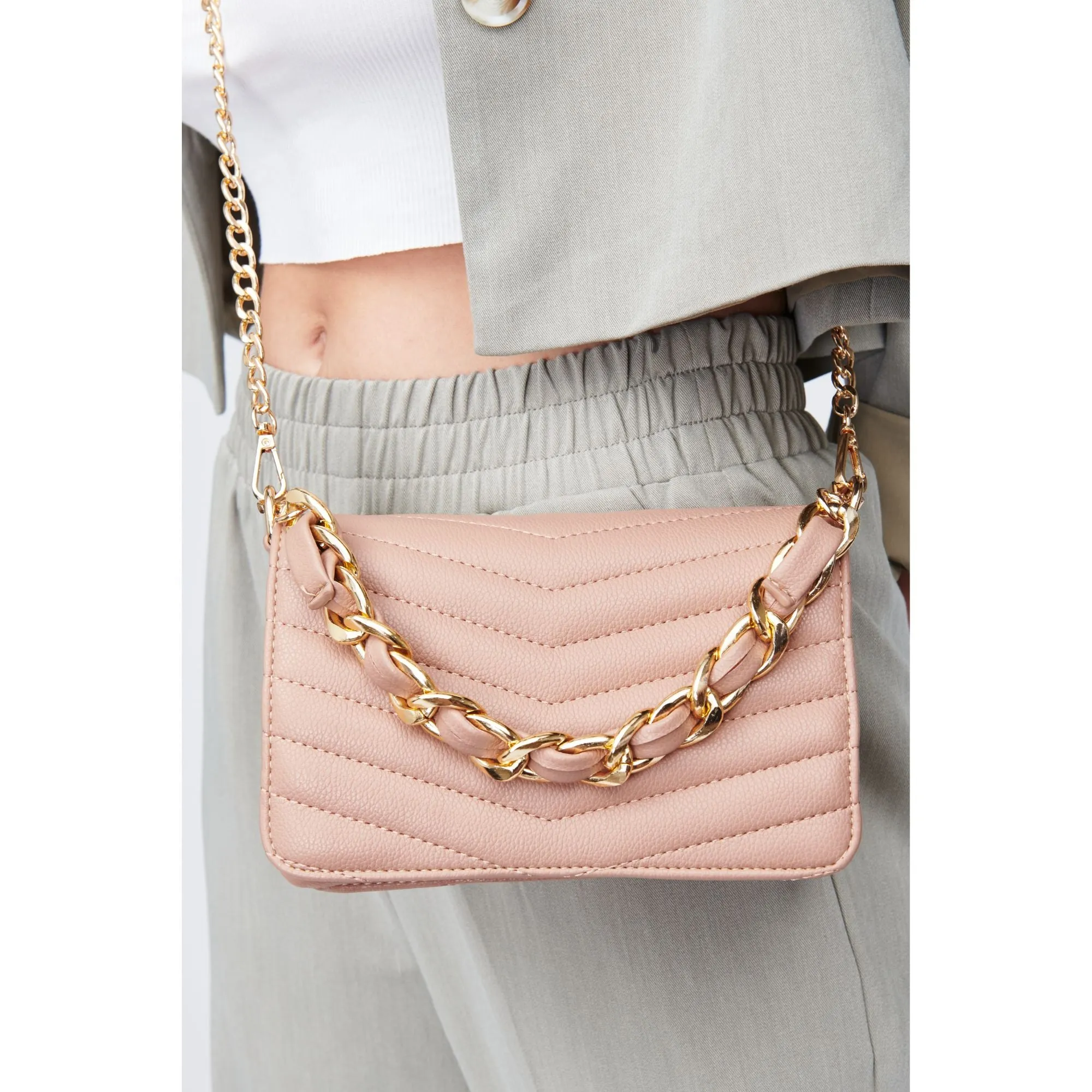Genny - Chevron Stitch Crossbody