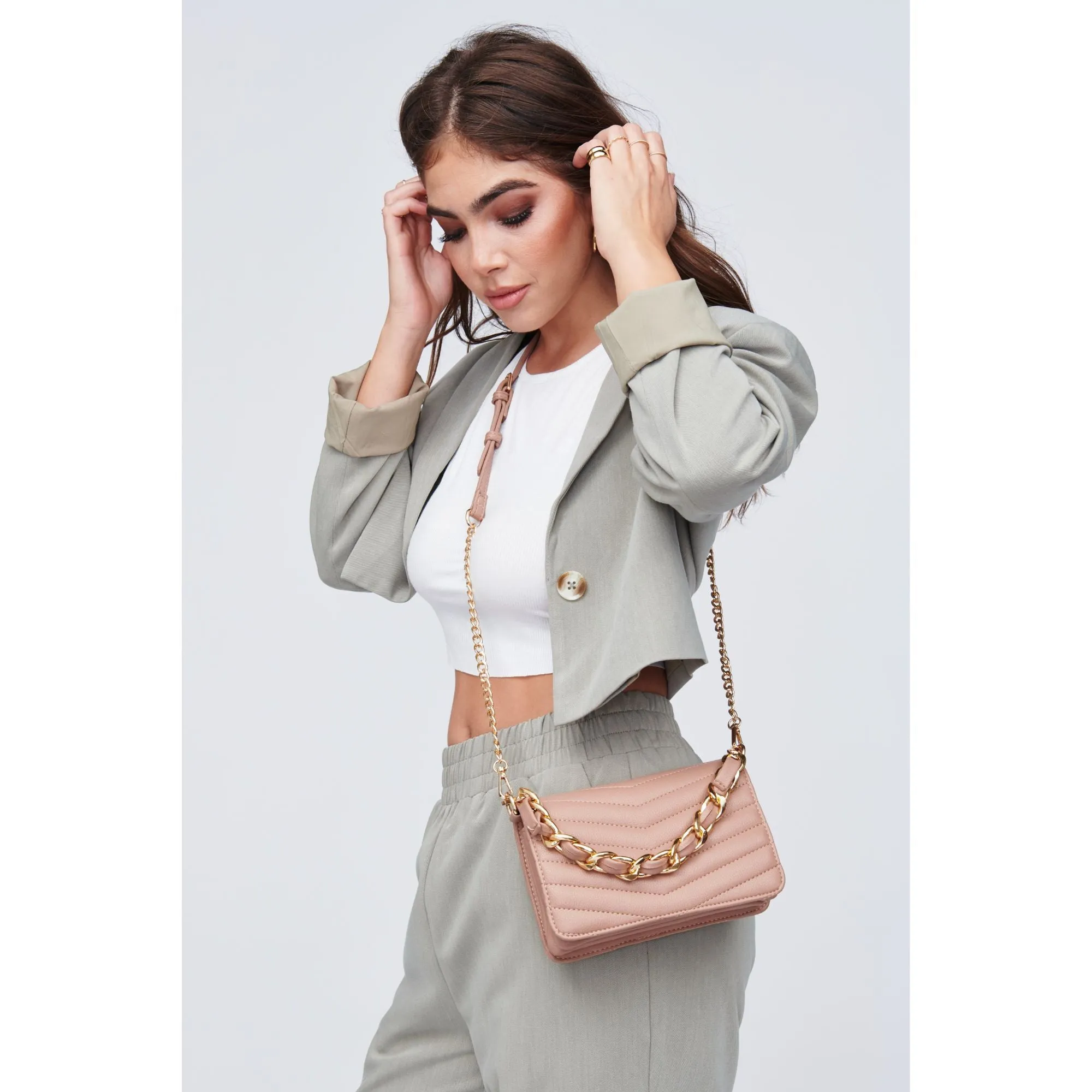 Genny - Chevron Stitch Crossbody