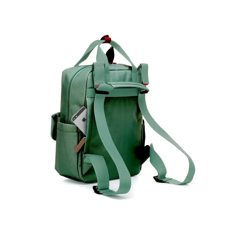 Georgi Convertible Backpack Nappy Bag - Aqua