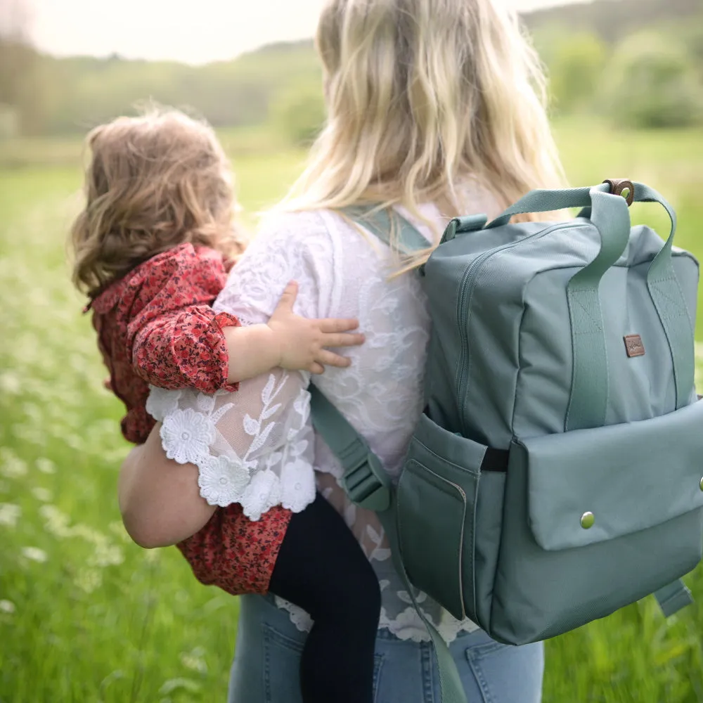 Georgi Convertible Backpack Nappy Bag - Aqua