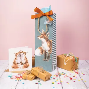 Gift Bag Bottle Born To Be Wild Fox Gb039