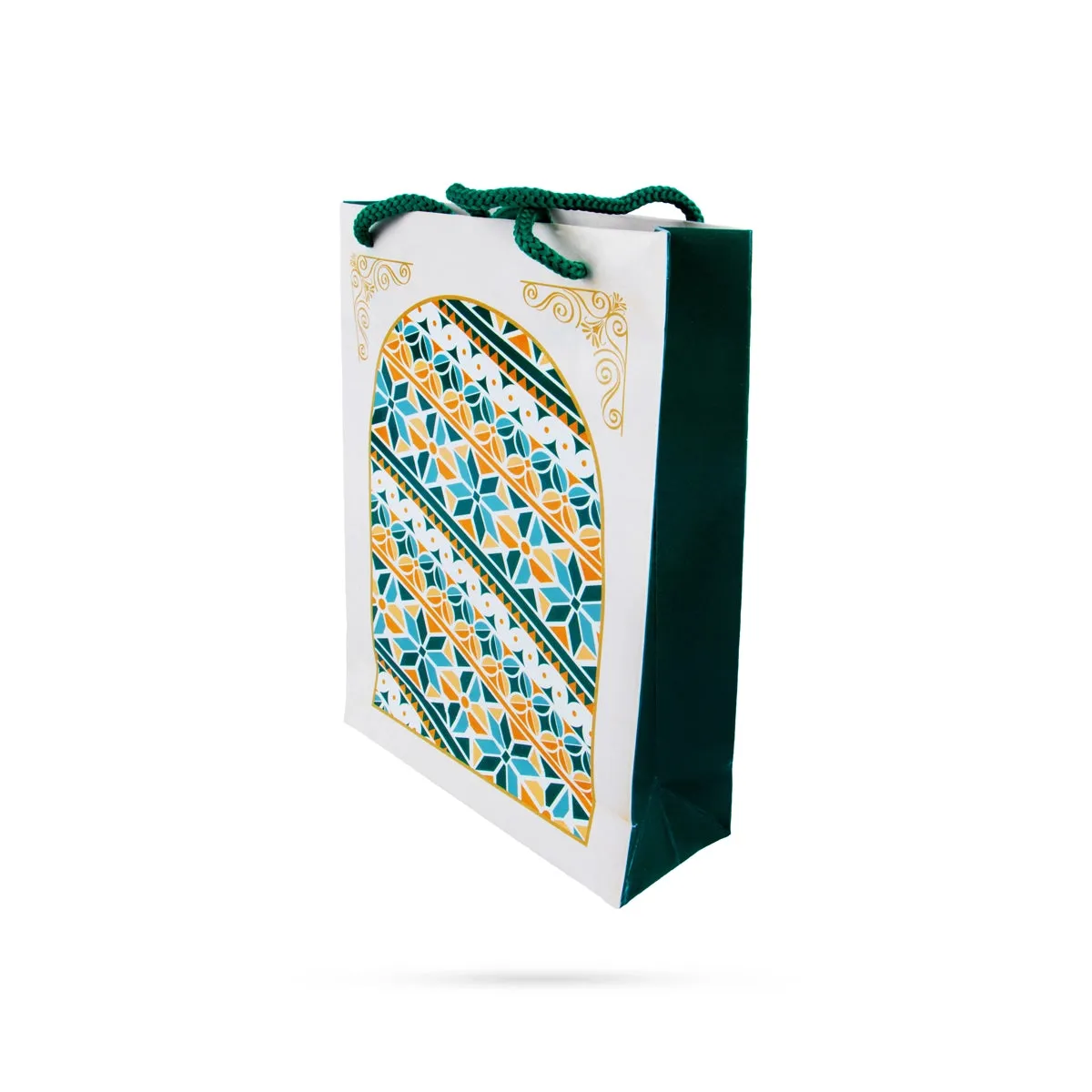 Gift Paper Bag With Handle Set - 6 x 2.25 x 8 Inches | 5 Pcs/ Carry Bag/ Gift Bag for Shopping