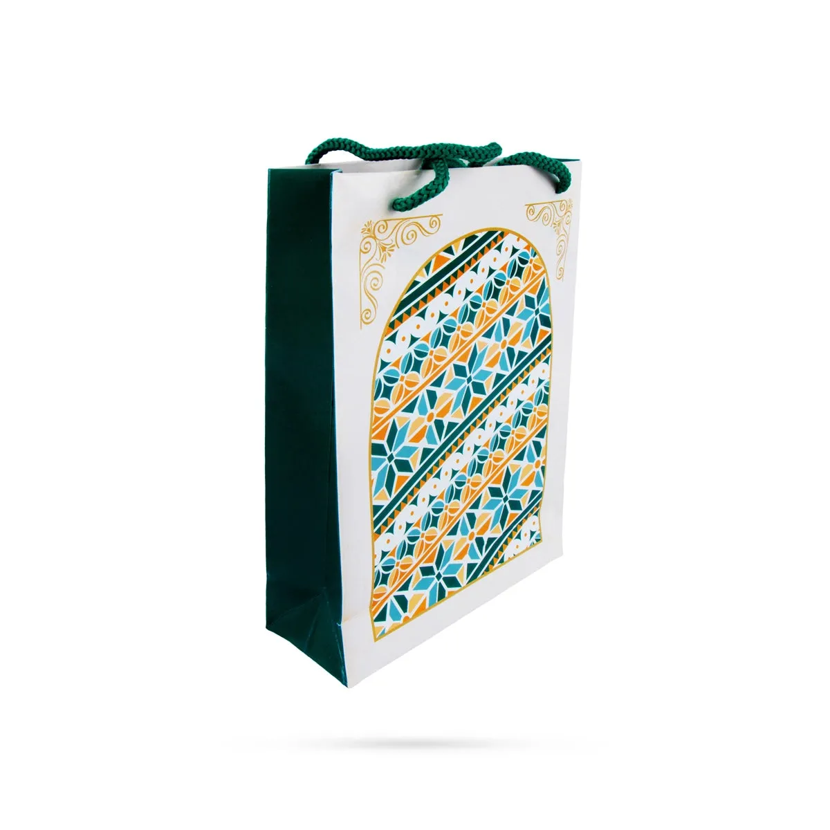 Gift Paper Bag With Handle Set - 6 x 2.25 x 8 Inches | 5 Pcs/ Carry Bag/ Gift Bag for Shopping