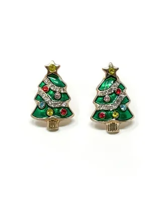 Glistening Christmas Tree Studs
