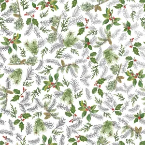 Glistening Pine Christmas Gift Wrap