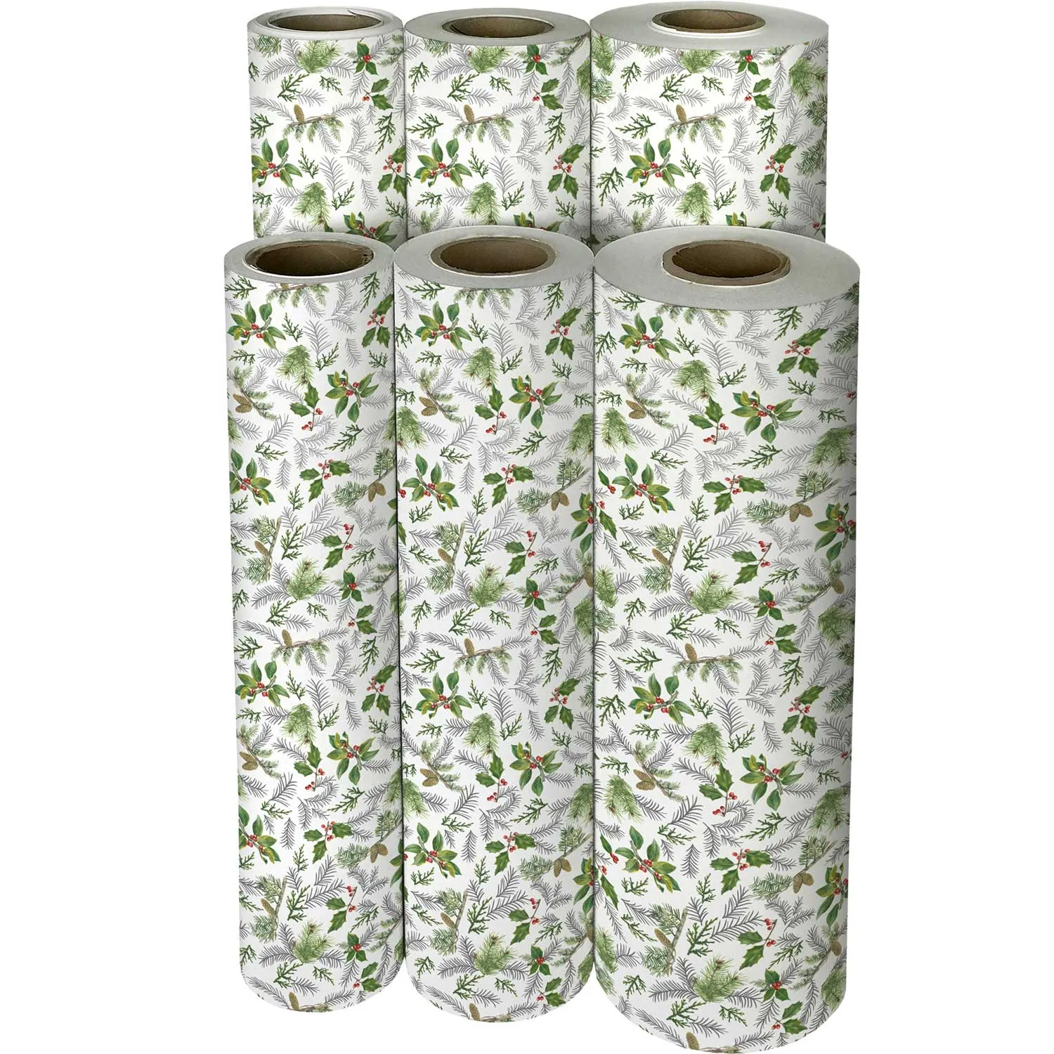 Glistening Pine Christmas Gift Wrap