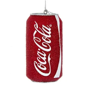 Glittered Coca-Cola Coke Can Ornament, CC2176