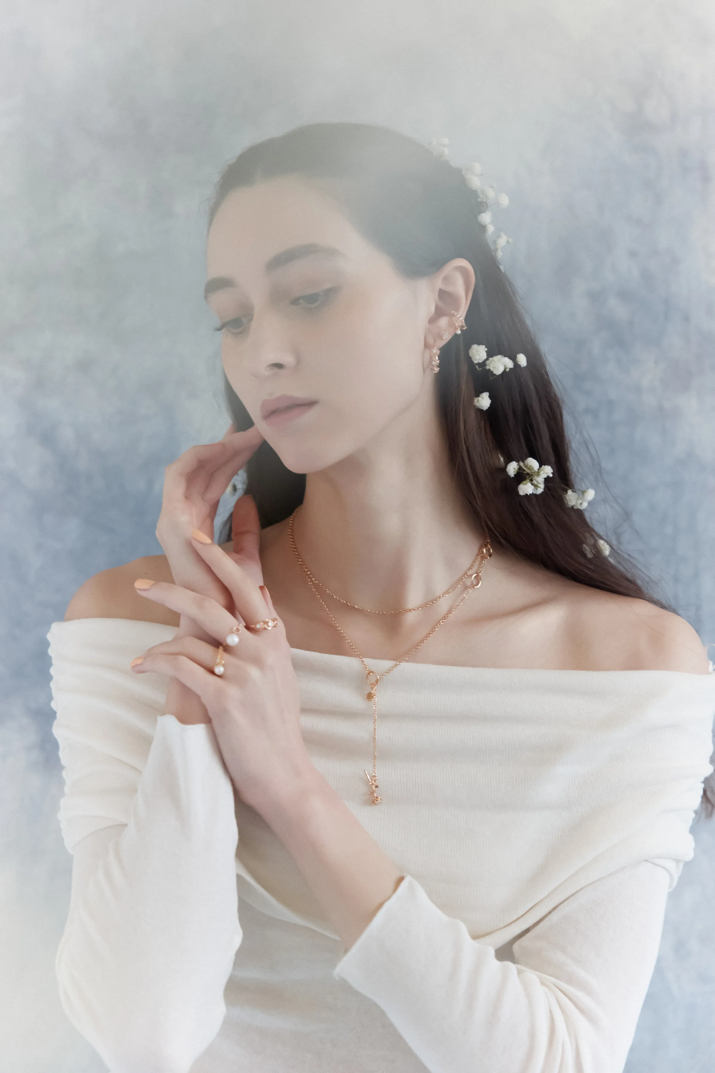 Gold 4-Way Necklace - Rose