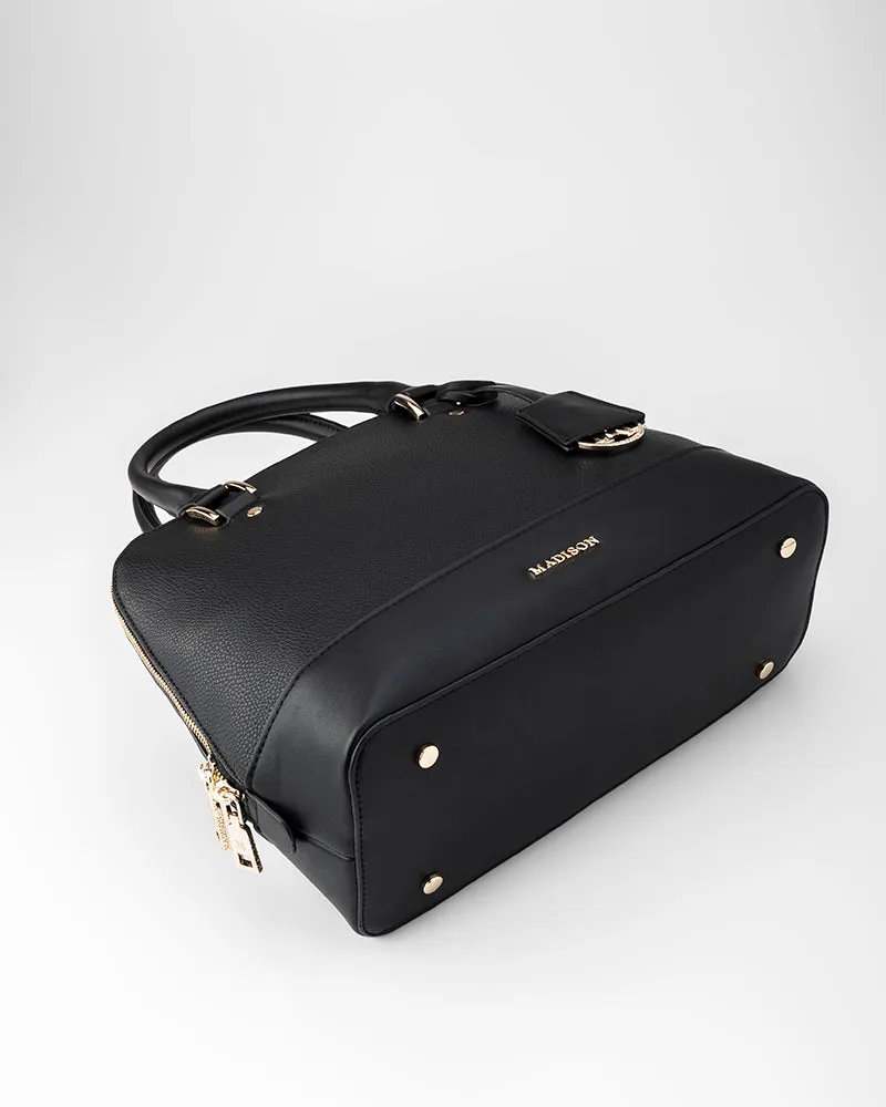 Grace Medium Dome Satchel Bag   Large Link Chain