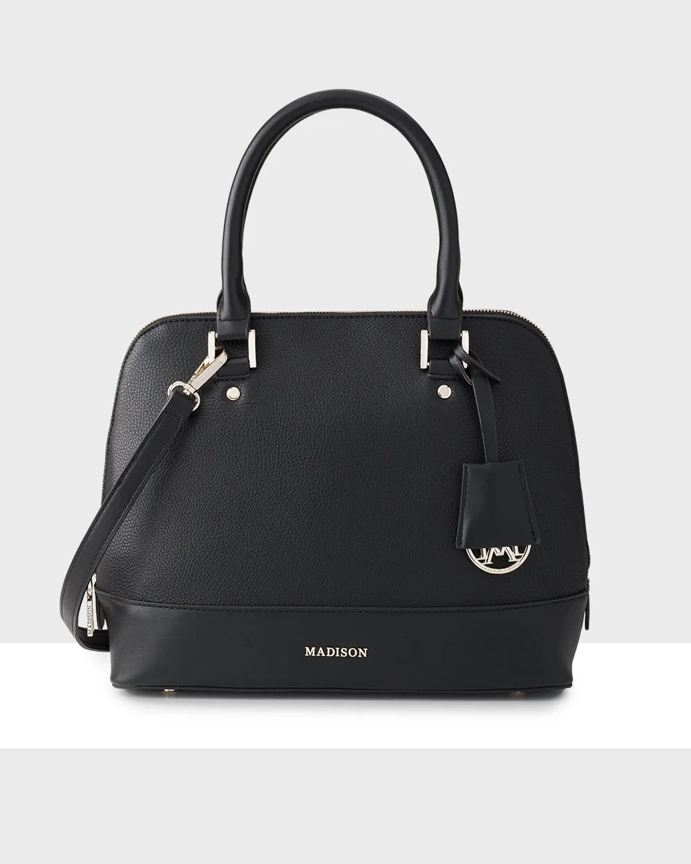 Grace Medium Dome Satchel Bag   Large Link Chain