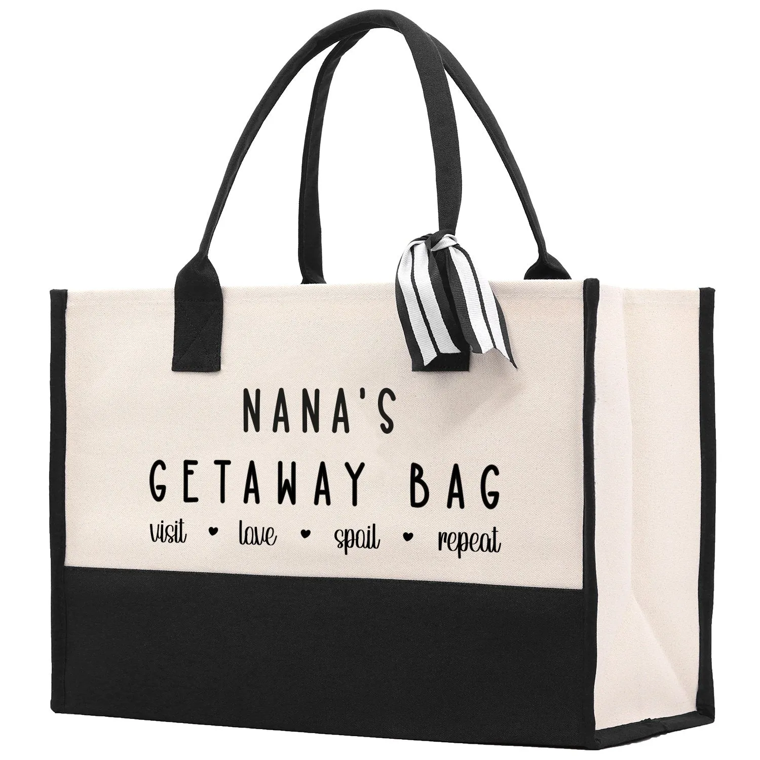 Grandma Tote Bag Grandma's Getaway Bag Grandma Nana Bag Grandma Gift Bag Shopping Bag Mothers Day Gift Live Love Spoil Bag Grandma GM1013