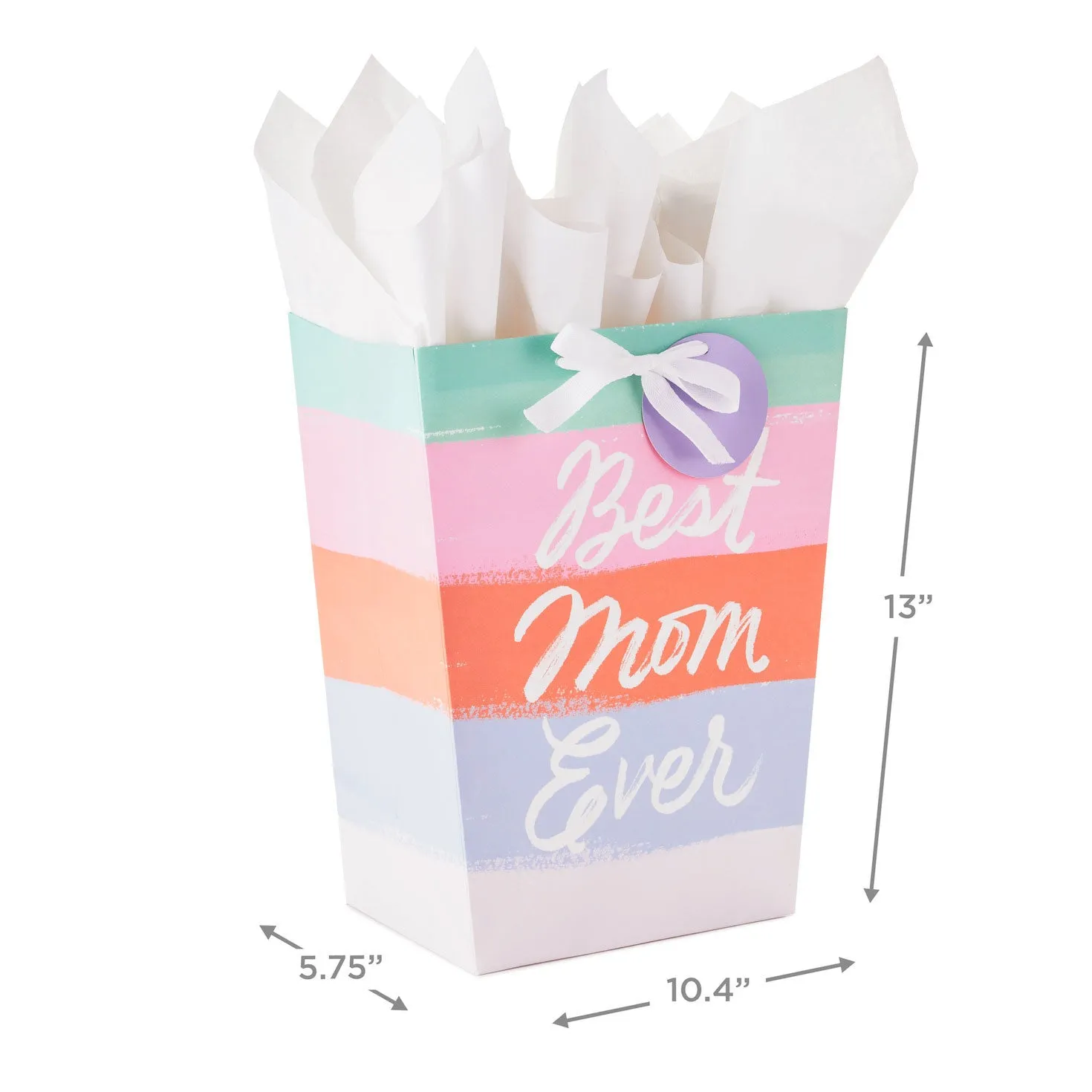 Hallmark 13'' Best Mom Ever Large Gift Bag With Tissue Paper