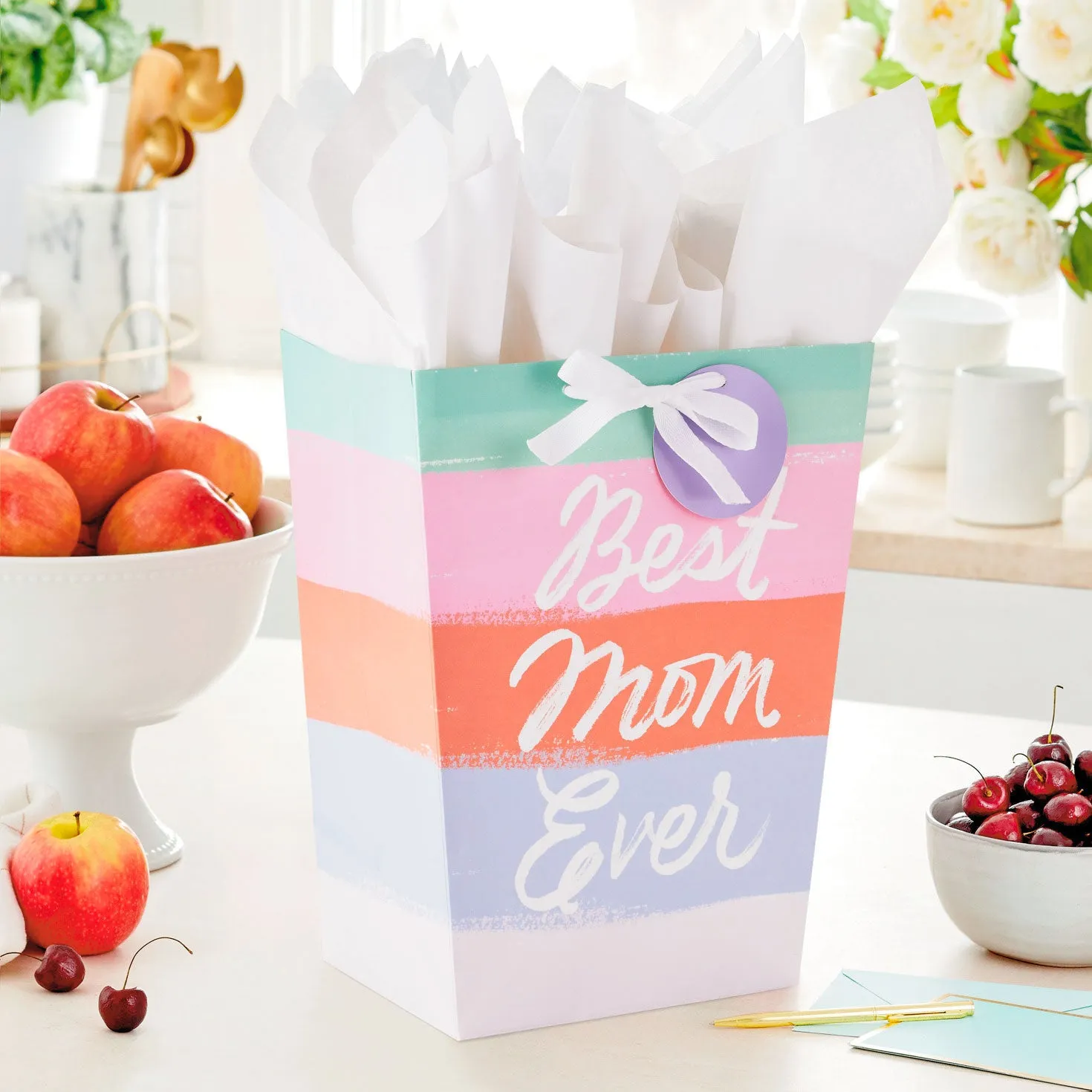 Hallmark 13'' Best Mom Ever Large Gift Bag With Tissue Paper