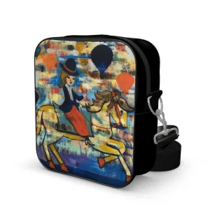 Happy Balloon Messenger Bag