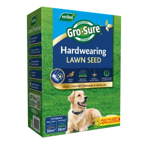 Hardwearing Lawn Grass Seed 30m2