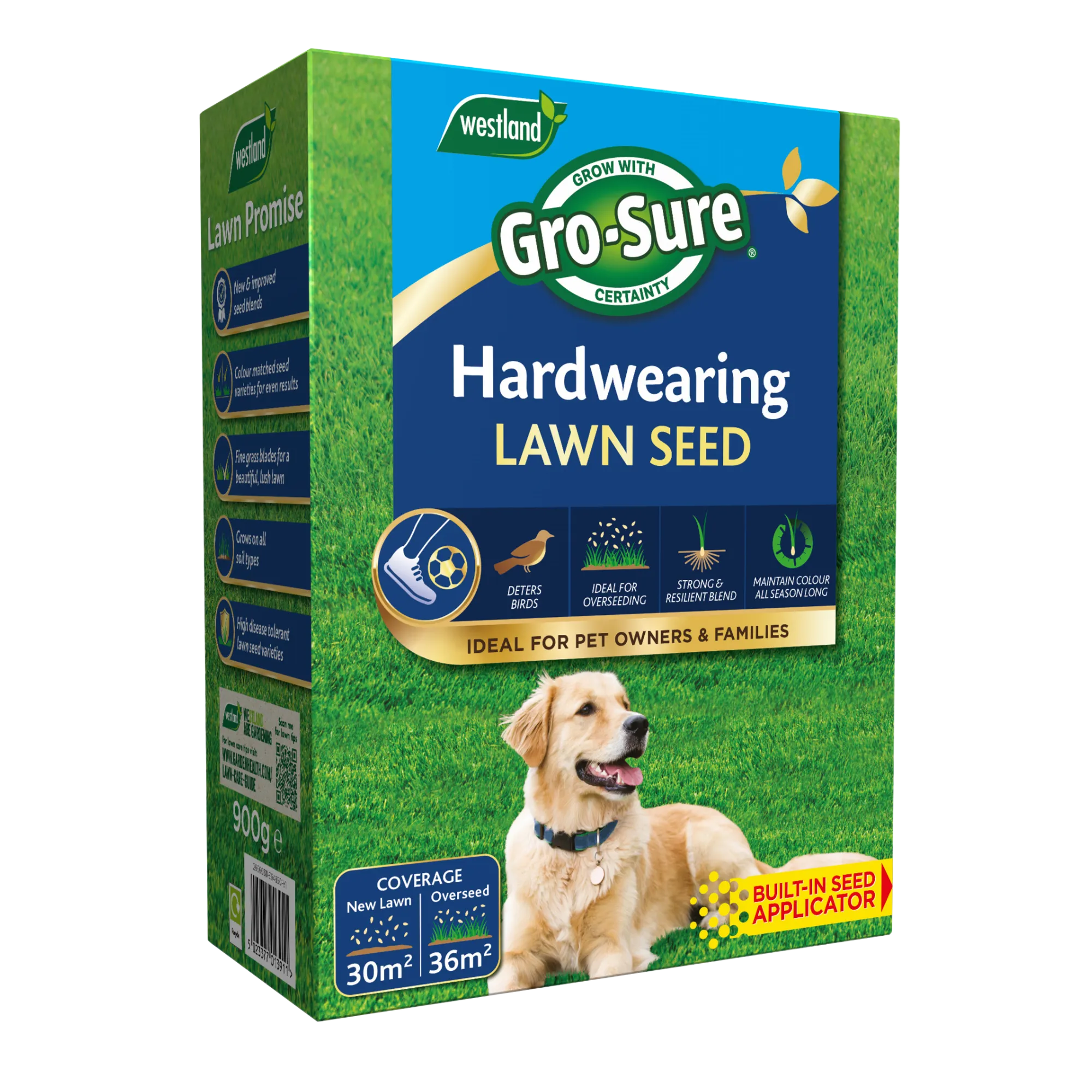 Hardwearing Lawn Grass Seed 30m2