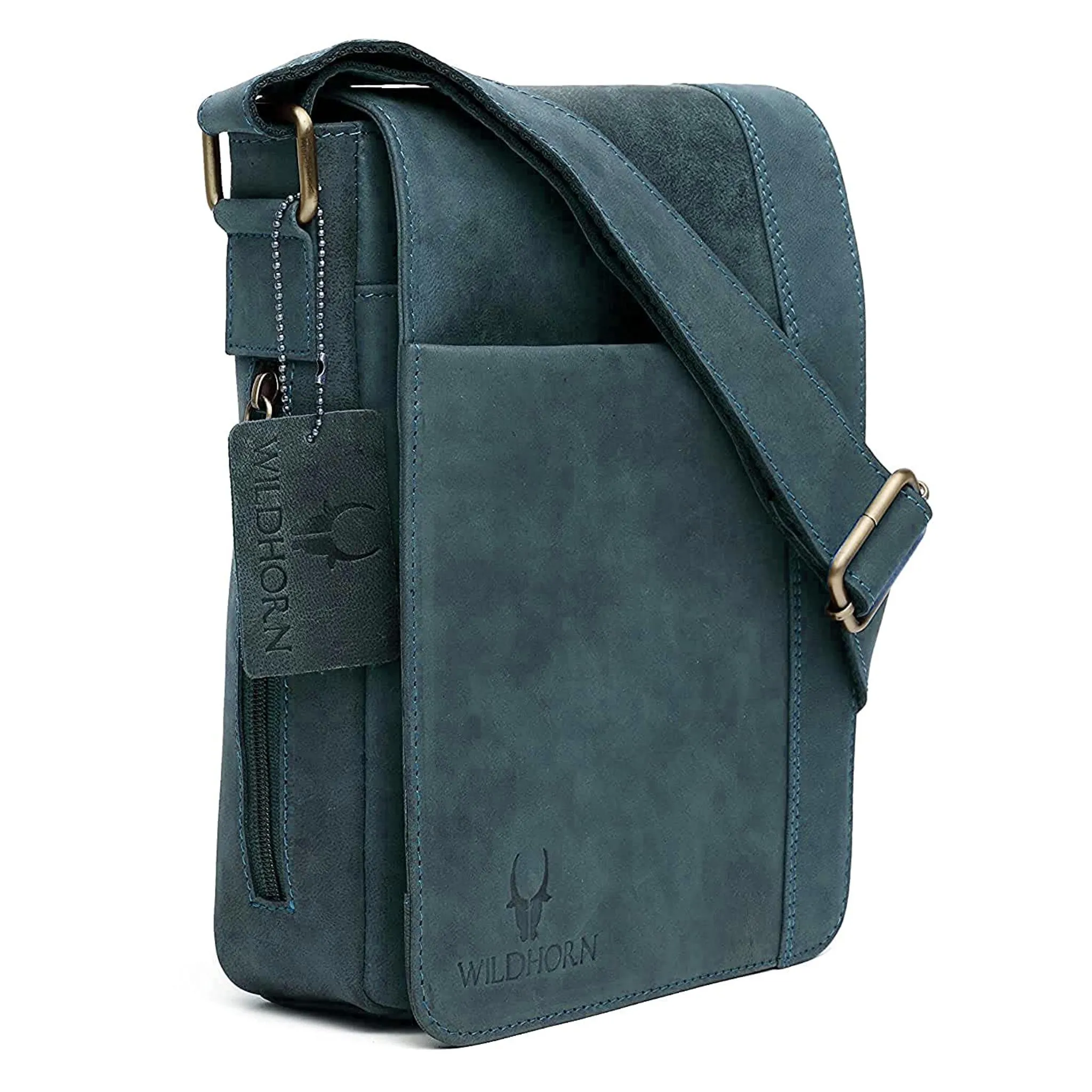 HEMSLEY Leather Sling Bag for Men