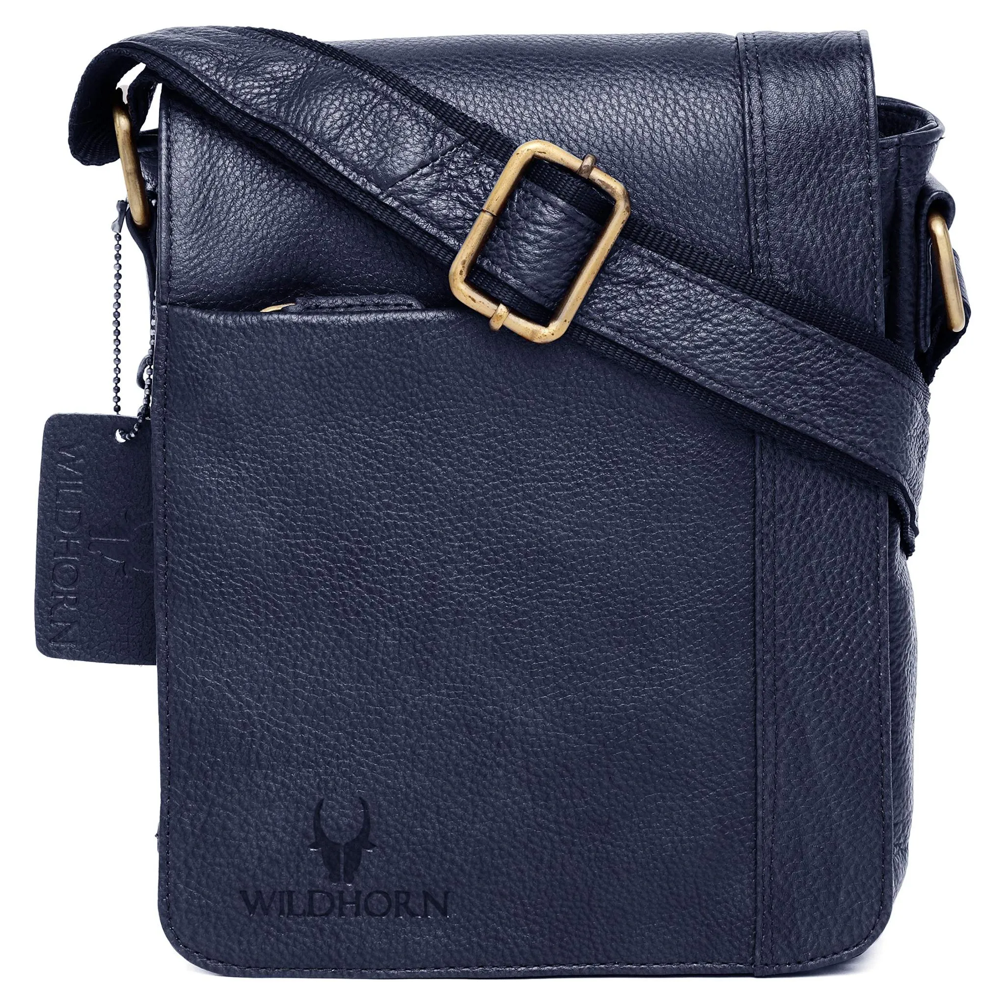 HEMSLEY Leather Sling Bag for Men