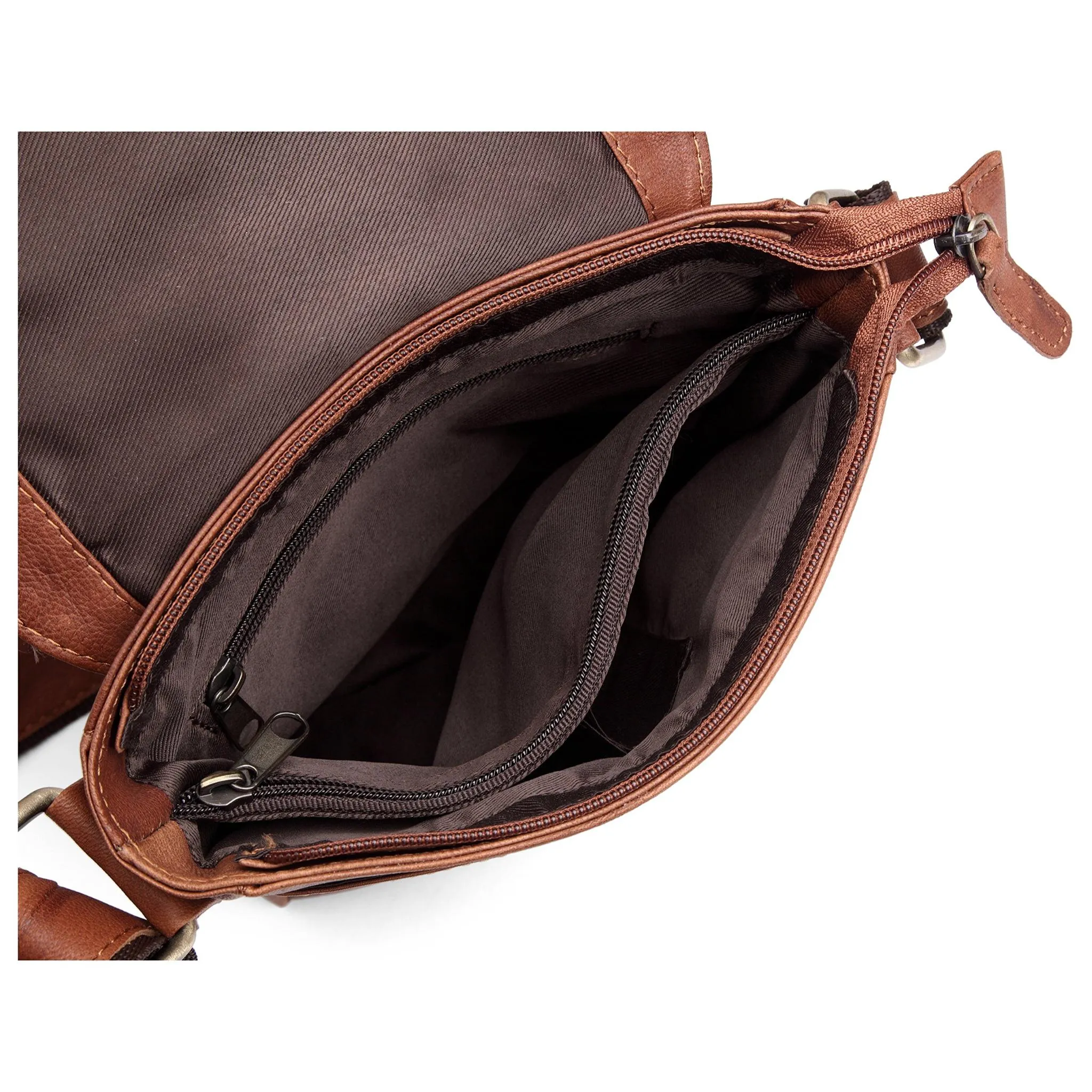 HEMSLEY Leather Sling Bag for Men
