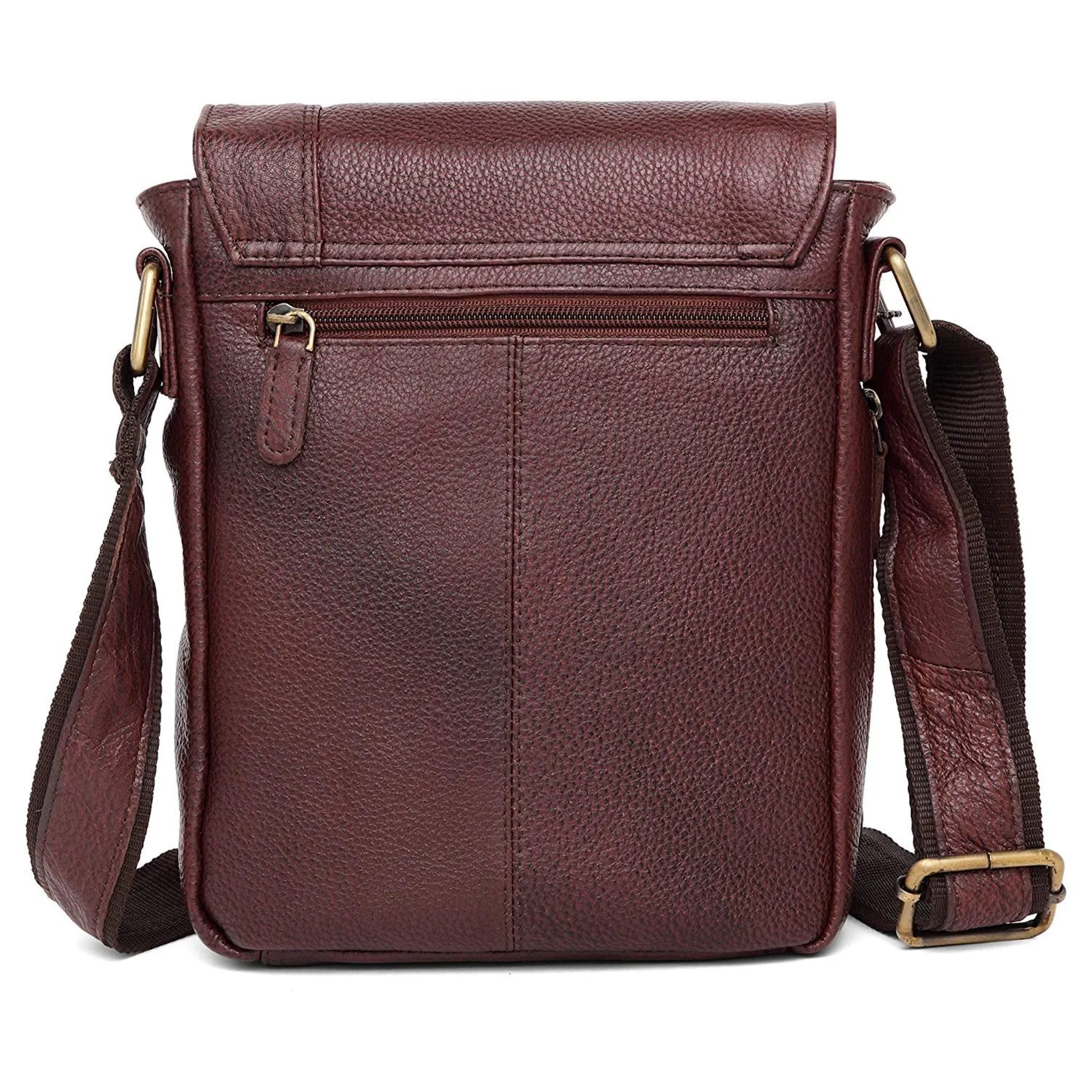 HEMSLEY Leather Sling Bag for Men