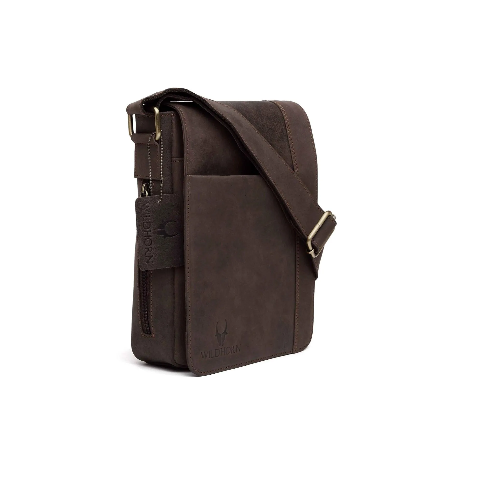 HEMSLEY Leather Sling Bag for Men