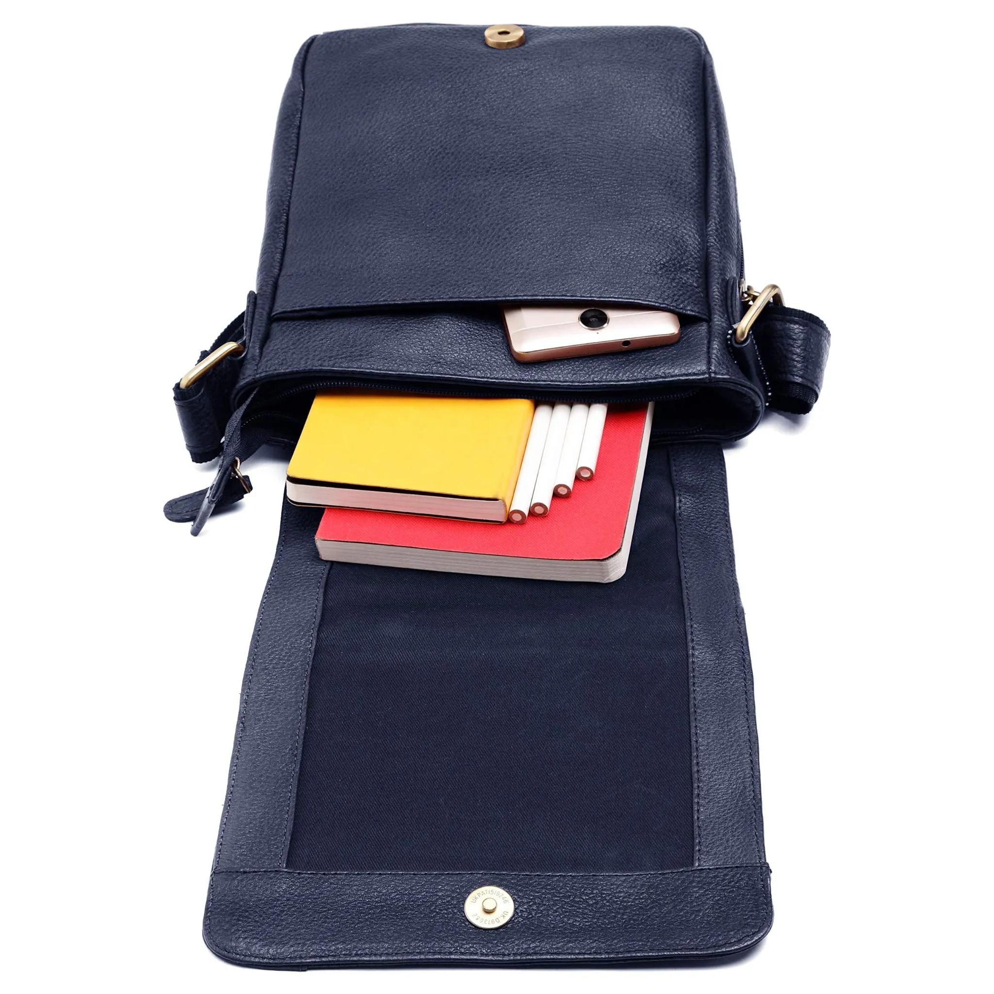 HEMSLEY Leather Sling Bag for Men