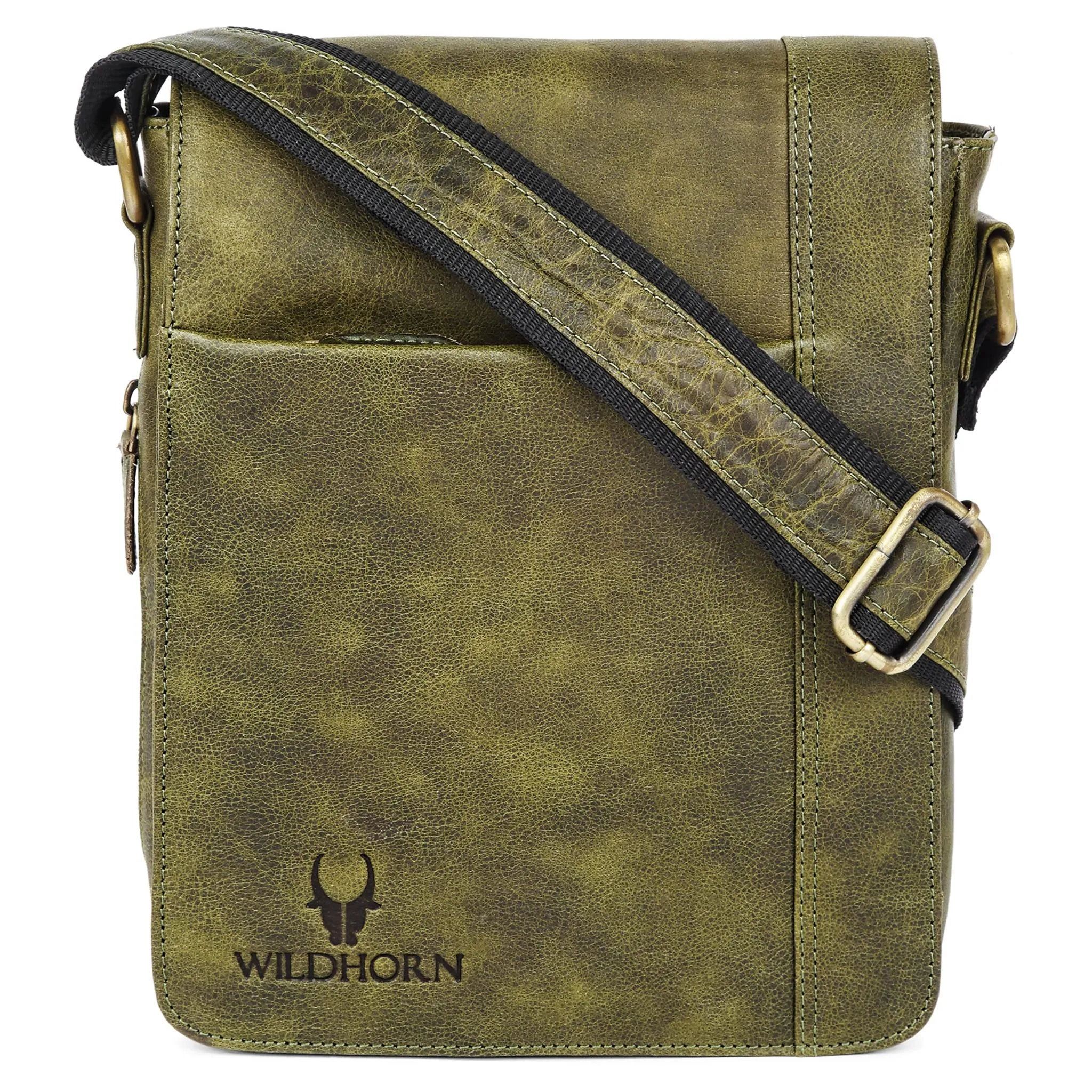 HEMSLEY Leather Sling Bag for Men