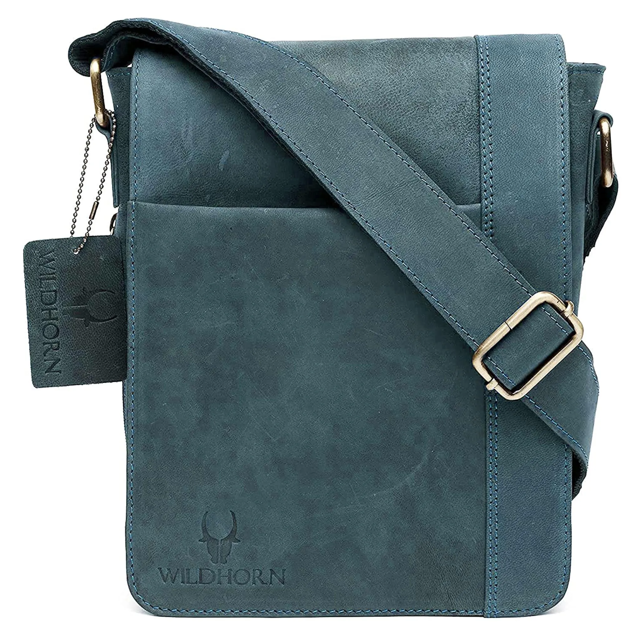 HEMSLEY Leather Sling Bag for Men