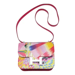 Hermès Constance 18 Marble Silk Palladium Hardware