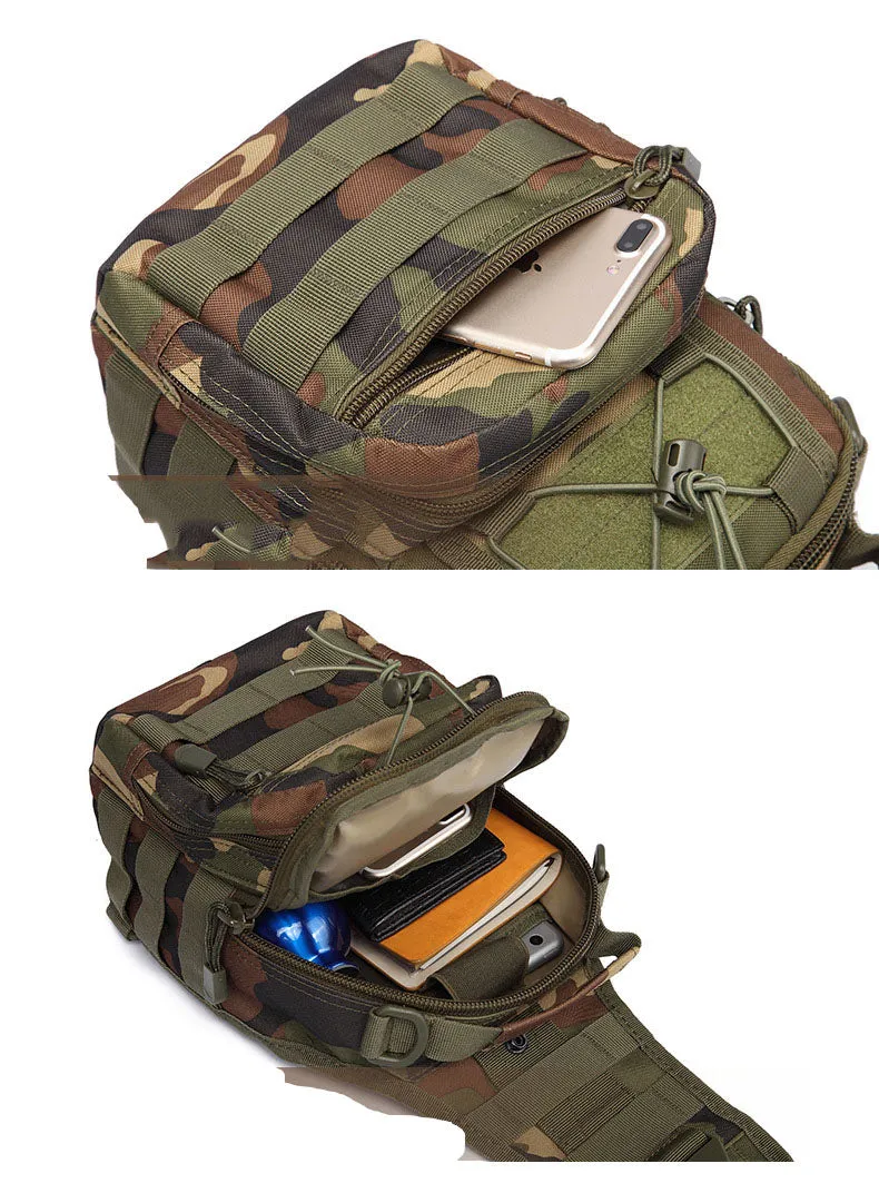 Hiking Trekking Backpack Sports Climbing Shoulder Bags Tactical Camping Hunting Daypack Fishing Outdoor Military Shoulder Bag