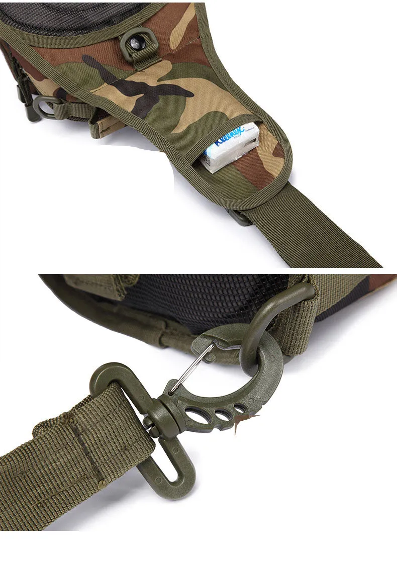 Hiking Trekking Backpack Sports Climbing Shoulder Bags Tactical Camping Hunting Daypack Fishing Outdoor Military Shoulder Bag
