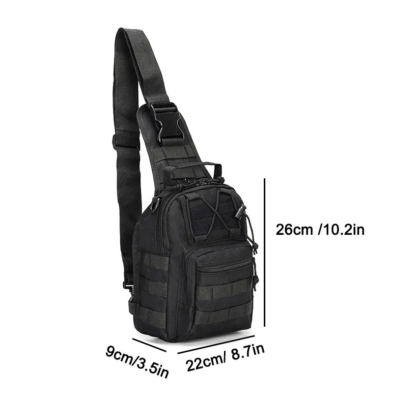 Hiking Trekking Backpack Sports Climbing Shoulder Bags Tactical Camping Hunting Daypack Fishing Outdoor Military Shoulder Bag
