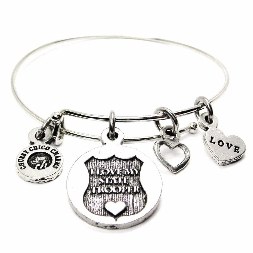 I Love My State Trooper Catalog Single Stacker