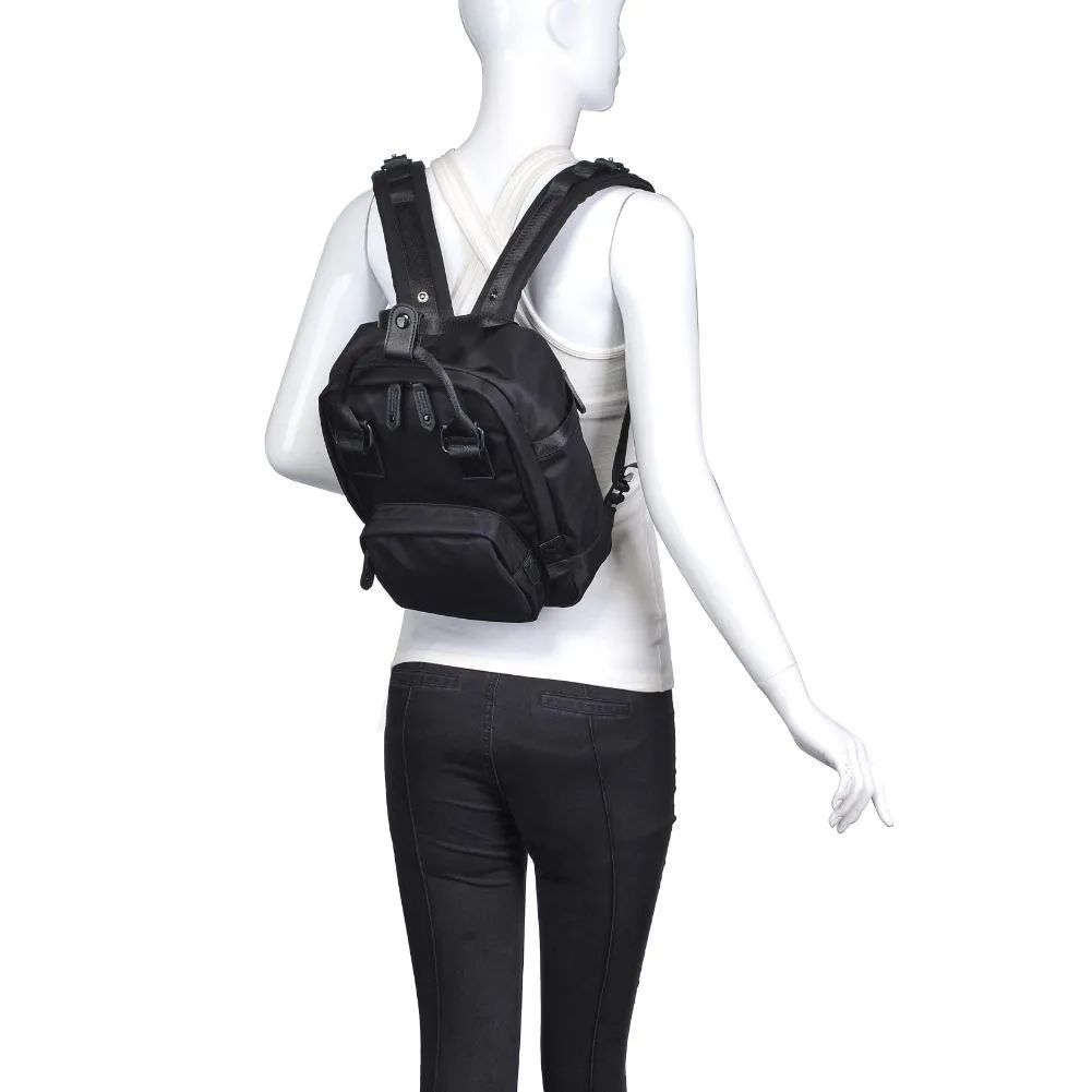 Iconic Nylon Backpack Small - Black