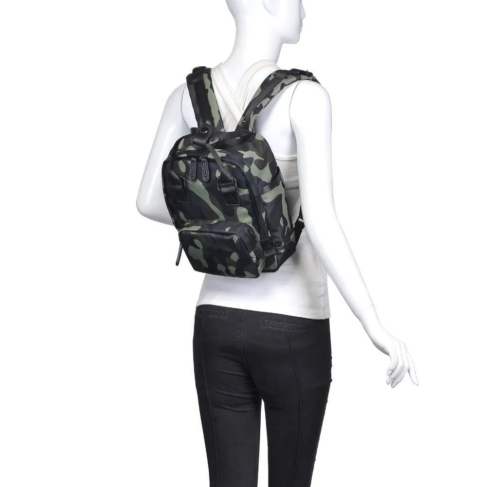 Iconic Nylon Backpack Small - Camo