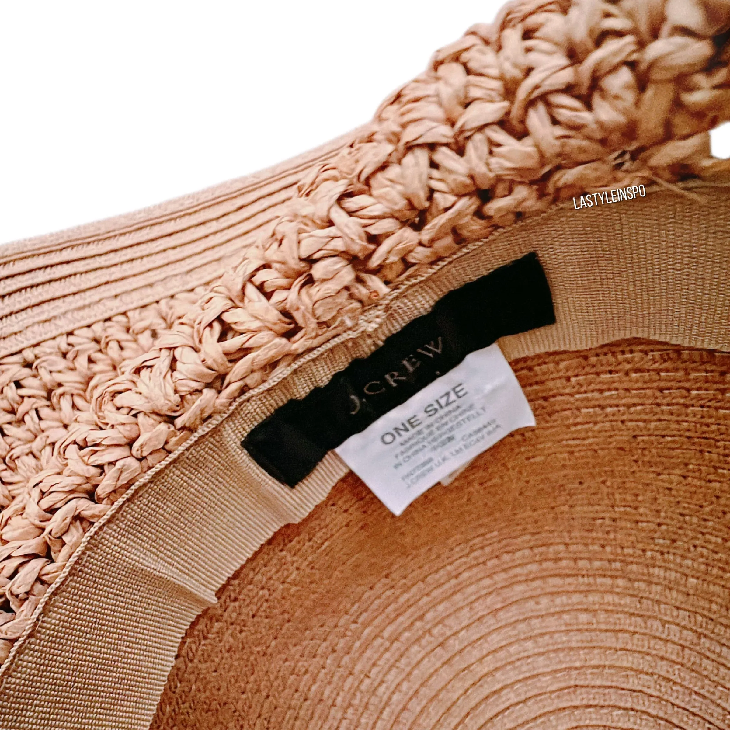 J Crew Boho Hat Natural Brown Tan One Size