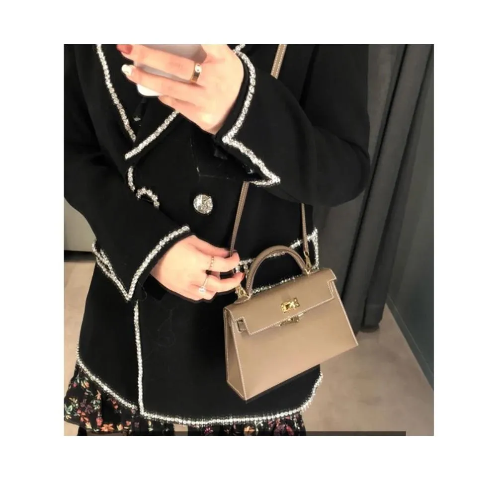 JeHouze Women Girls Leather Satchel Shoulder Bag Strap Sling Mini Crossbody Purse